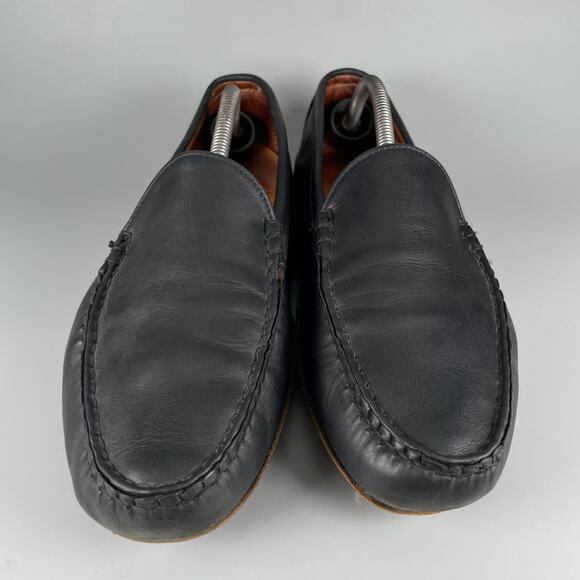 Allen Edmonds Castine Men\'s 12 B Black Leather Slip On Driving Moccasins Loafers main image 5